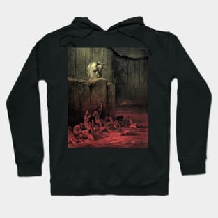 High Resolution Gustave Doré Illustration Paramours and Flatterers Hoodie